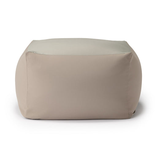 Body Fit Cushion - Polyester Plain Weave Cover (Body sold separately) Gray Beige MUJI