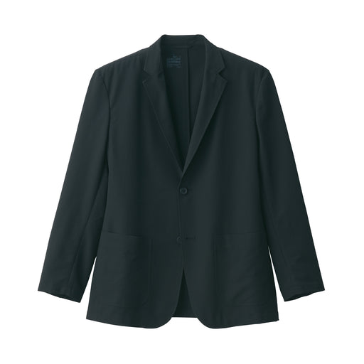 Men's Seersucker Jacket Black MUJI