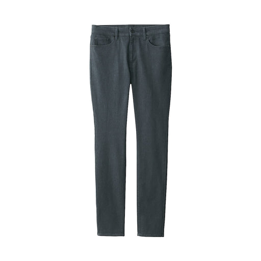 Men's Super Stretch Denim Skinny Pants Charcoal Grey (L 30inch / 76cm) Charcoal Gray MUJI