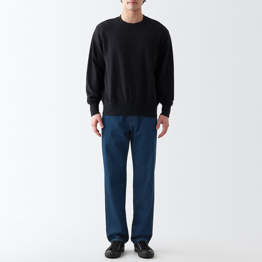 Men's Denim Regular Pants Blue (L 30inch / 76cm) MUJI