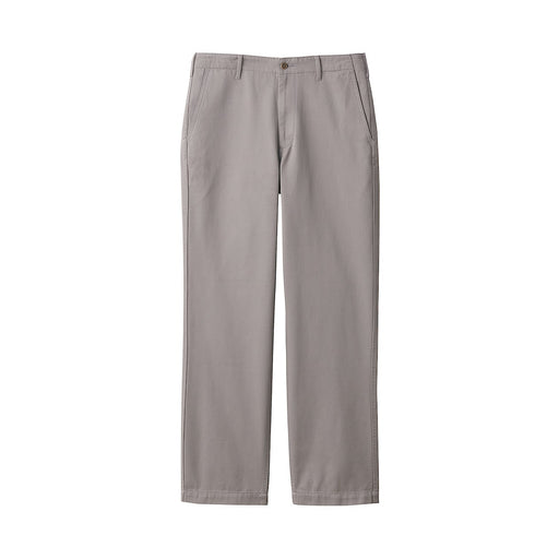Men's Chino Regular Fit Pants (L 32inch / 82cm) Grayish Brown MUJI