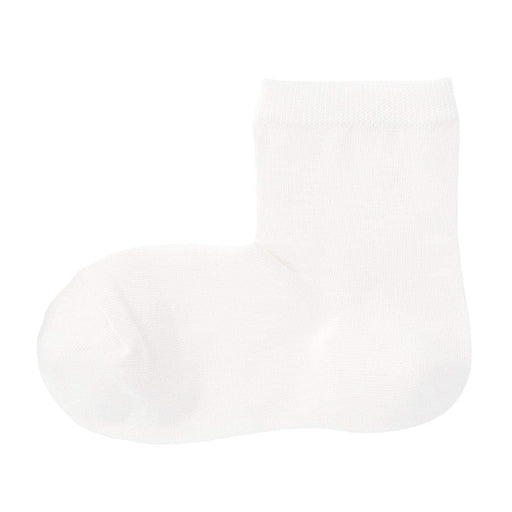 Right Angle Loose Top Short Socks White MUJI