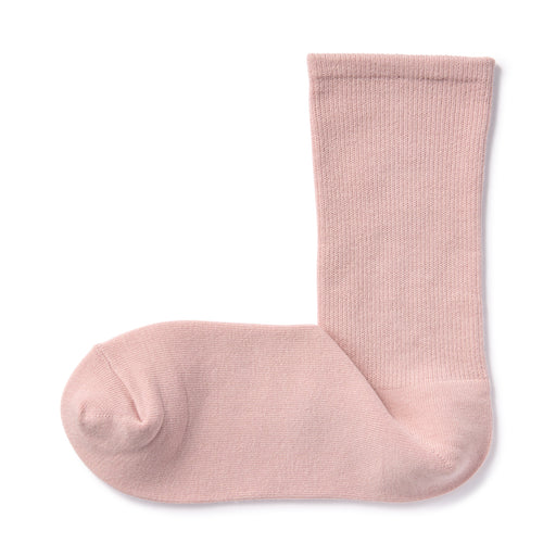 Right Angle Adjustable Tapered Socks Light Pink MUJI