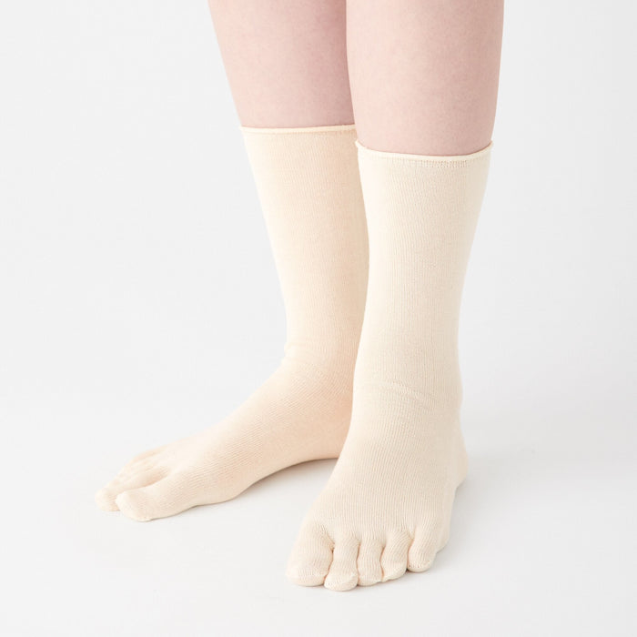Right Angle Silk Blend 5 Toe Socks, Women's Socks