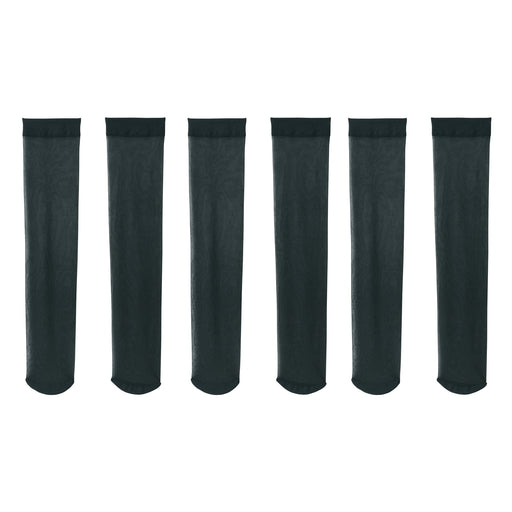 Soft Knee High Stockings 17D - Pack of 3 Black 23-25cm (US W7-9 M5-7.5) MUJI