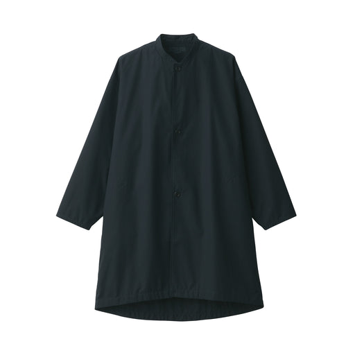 LABO Unisex High Density Stand Collar Coat Black MUJI