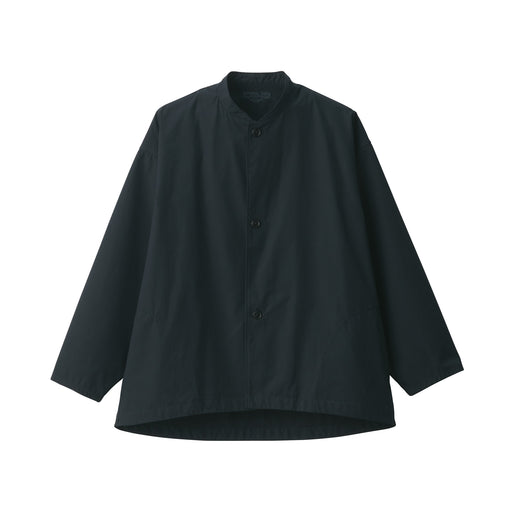 LABO Unisex High Density Stand Collar Jacket Black MUJI