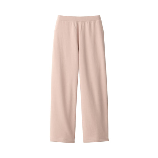 Women's French Terry Straight Pants Light Pink MUJI