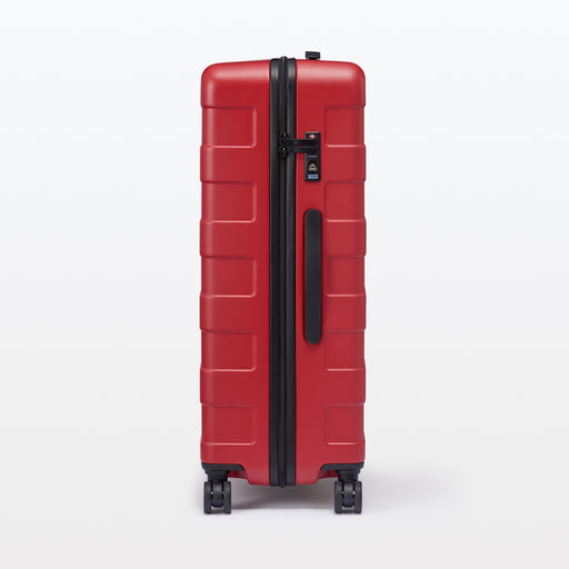 Adjustable Handle Hard Shell Suitcase 75L - Red | Check-In Default Title MUJI