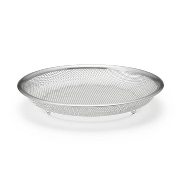 Stainless Steel Flat Strainer Medium (Dia. 7.7 x 1.2 ") MUJI