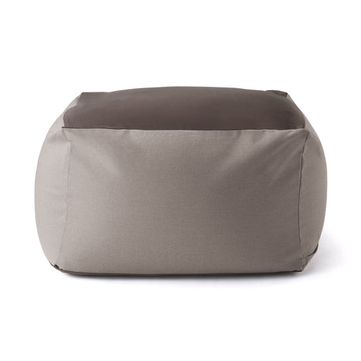 Body Fit Cushion - Polyester Plain Weave Cover (Body sold separately) Gray Beige MUJI