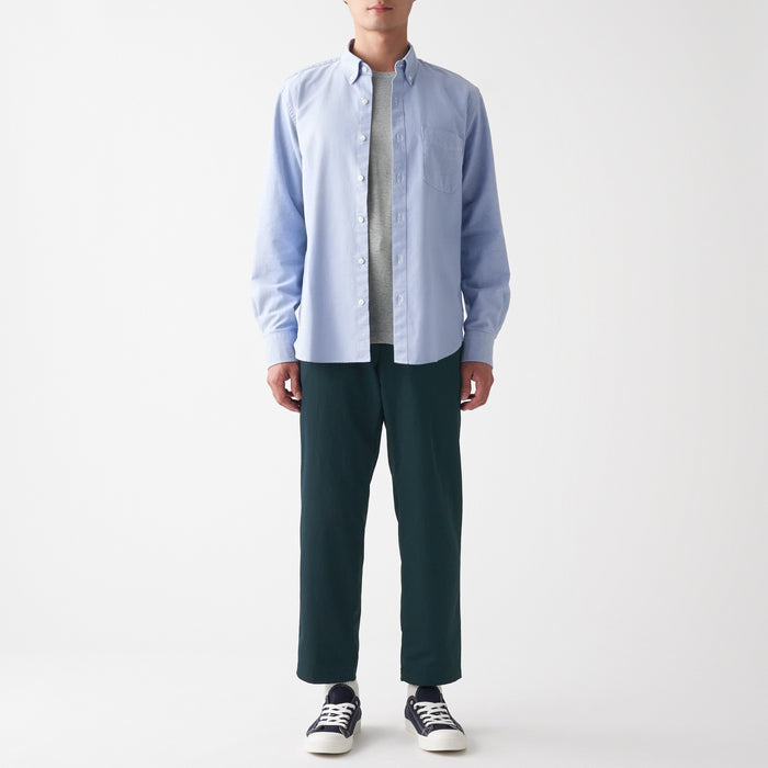 Men's Water Repellent Stretch Tapered Chino Pants | MUJI USA