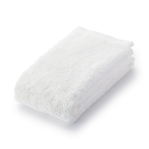 Pile Weave Face Towel Off White MUJI