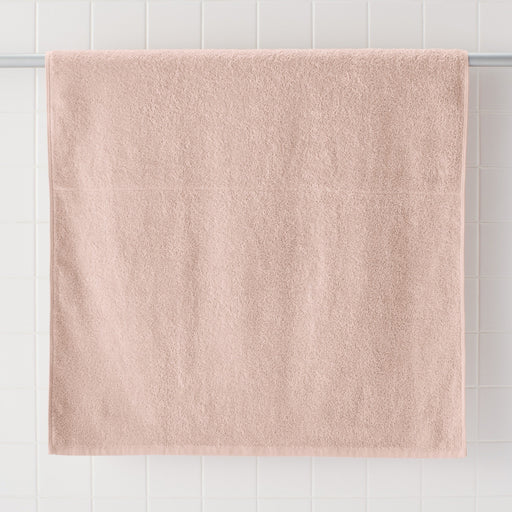 Pile Weave Bath Towel Smoky Pink MUJI