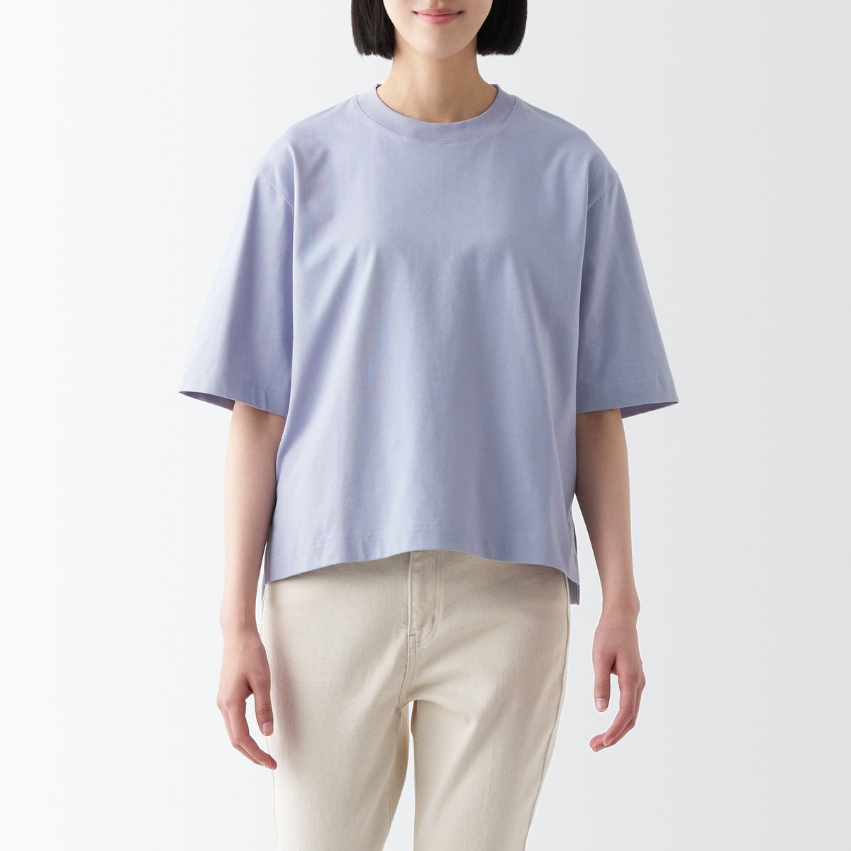 Uniqlo Supima Cotton Crew Neck Short Sleeve T Womens Fashion Tops  Longsleeves on Carousell