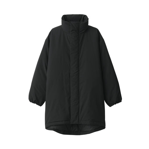 Men's Water Repellent Stand Collar Down Coat Black MUJI