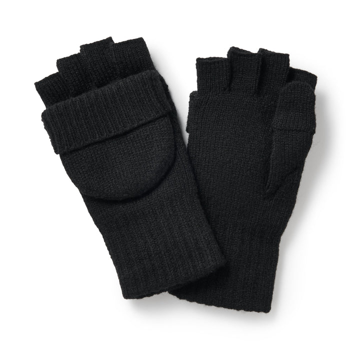 Recycled Polyester Blend Fingerless Gloves | Winter Accessories | MUJI USA | Strickhandschuhe