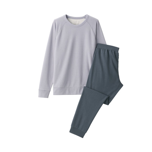 Men's French Terry Loungewear Set Lavender MUJI