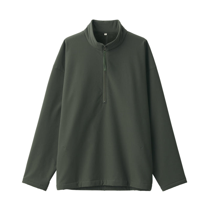 LABO Brushed Lining Half Zip Pullover