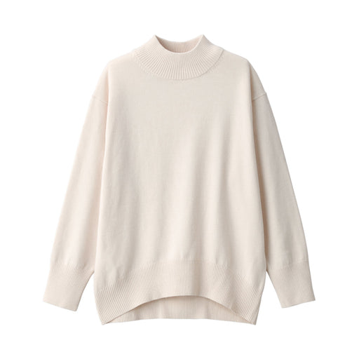 #wk 31 -imported- Women's Washable Mock Neck Sweater Off White MUJI