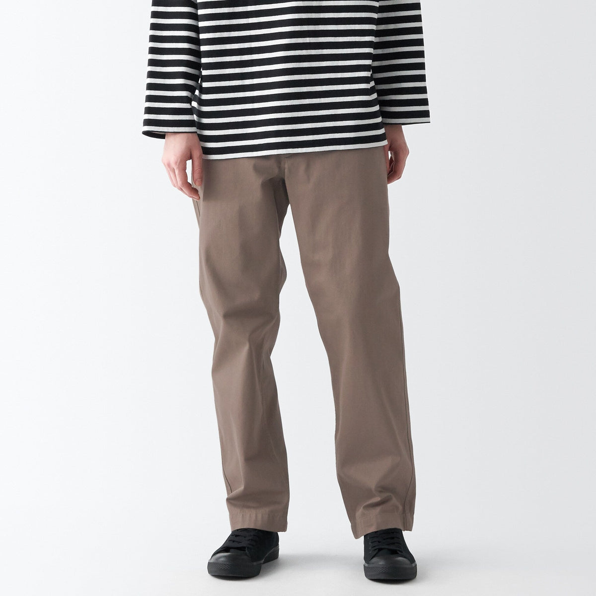 Men's Slub Yarn Chino Regular Pants | Chino Pants | MUJI USA