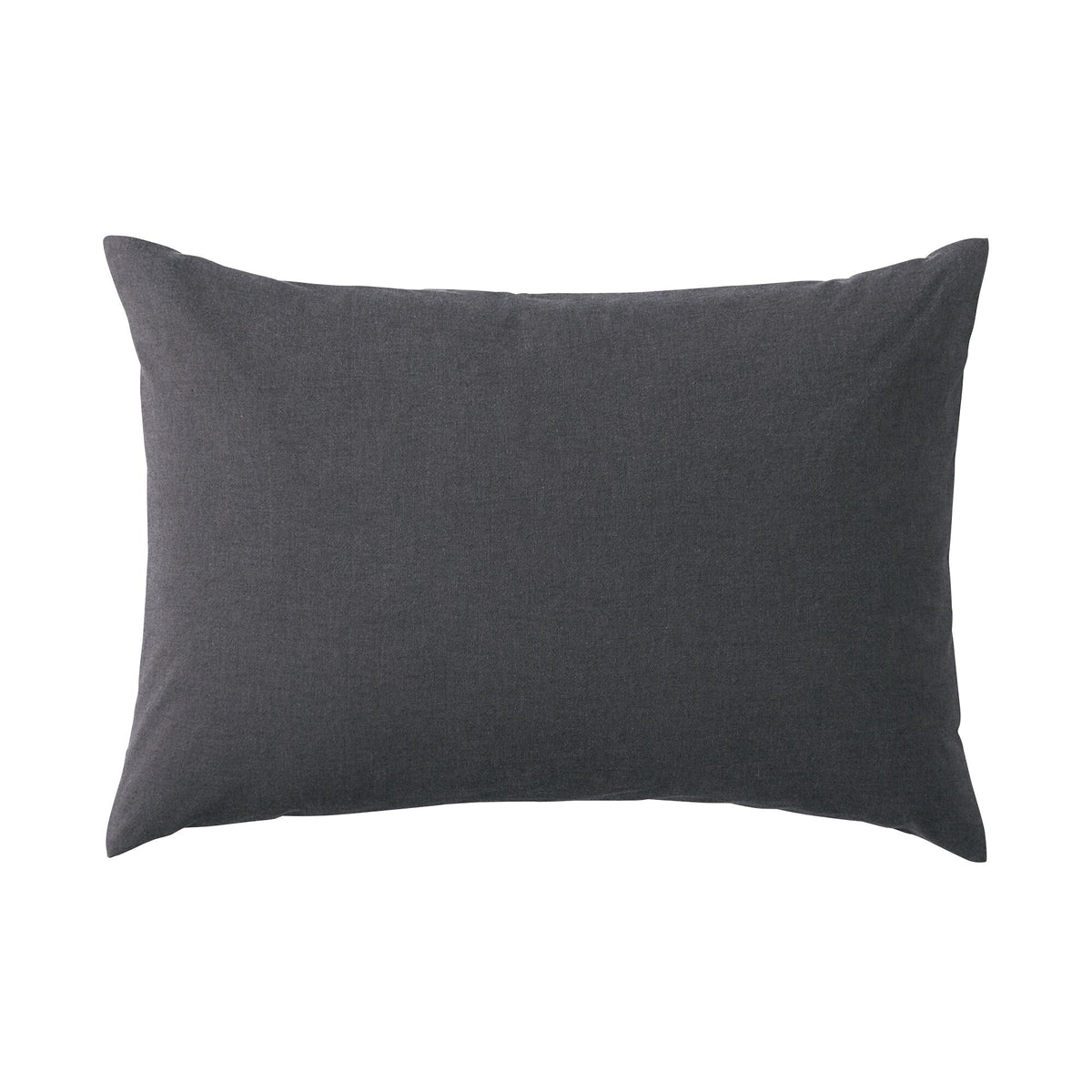 Washed Cotton PillowcaseDark Gray / Standard (W16.9 x L24.8")