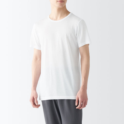 Men's Cool Touch Smooth Crew Neck Short Sleeve T-Shirt MUJI