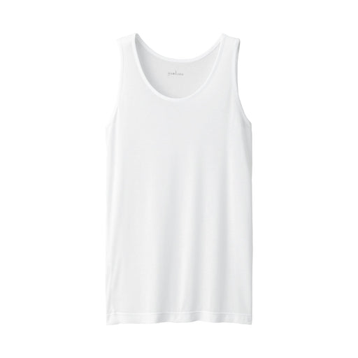 Men's Cool Touch Smooth Tank Top White MUJI