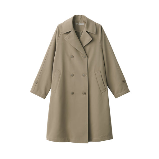 Women's Water Repellent Trench Coat Beige MUJI