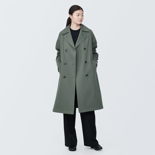 Women's Water Repellent Trench Coat MUJI