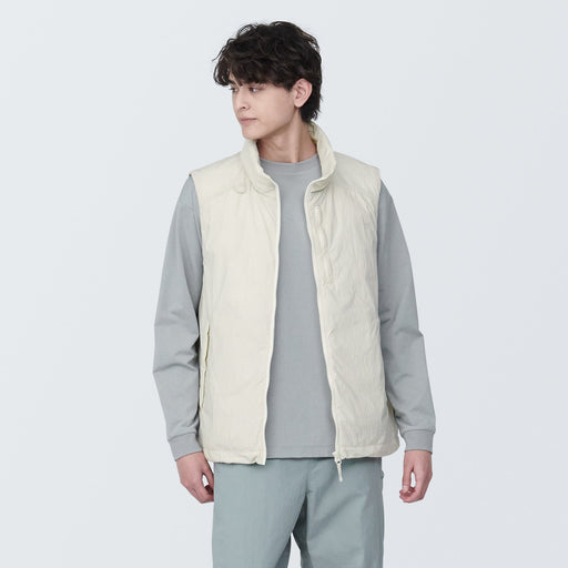 Men's Light Waterproof Padding Walking Vest MUJI