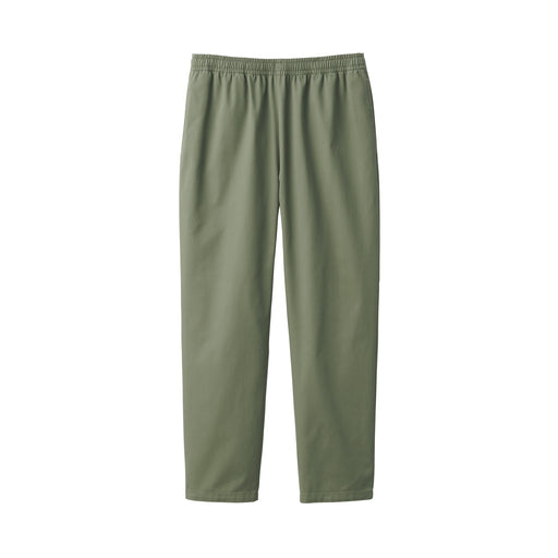 Men's Chino Easy Pants Khaki Green MUJI