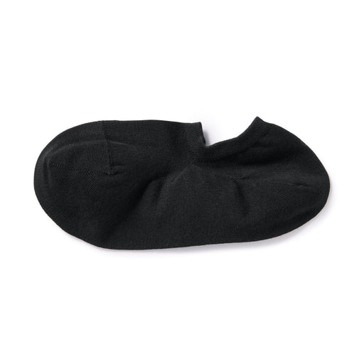 Right Angle Lightweight Sneaker Socks Black MUJI