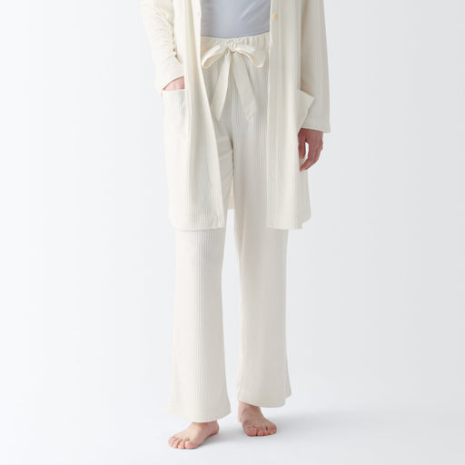 Women's Pile Ribbed Long Pants MUJI