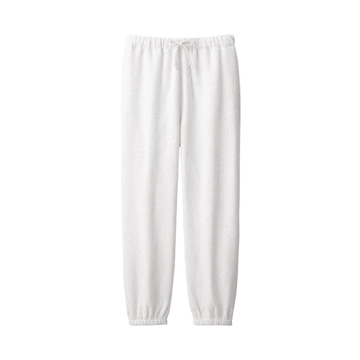 Men's Wide Sweatpants Light Gray MUJI