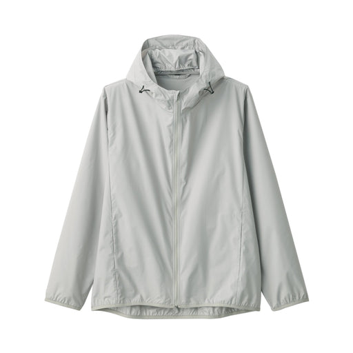 Men's Water Repellent Pocketable Parka Light Gray MUJI