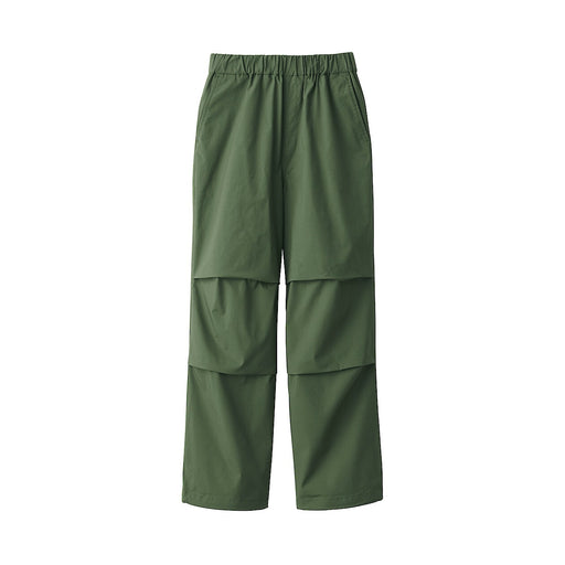 Women's Parachute Easy Pants Dark Green MUJI