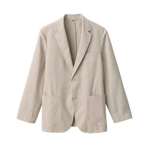 Men's Linen Jacket Natural MUJI