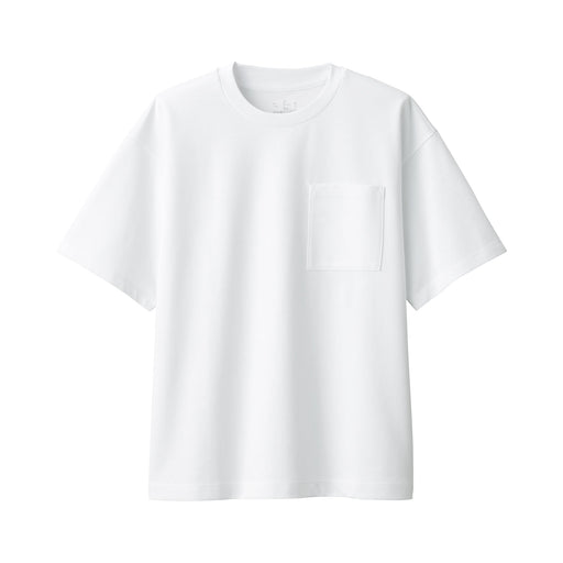 Men's Cool Touch Wide Short Sleeve T-Shirt White MUJI