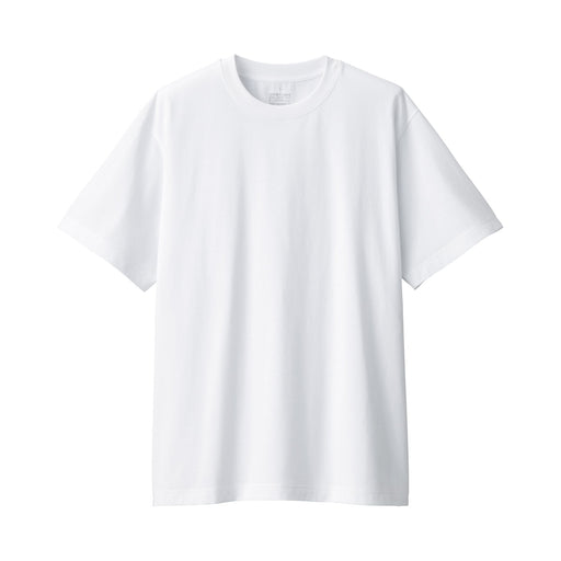 Men's Jersey Crew Neck Short Sleeve T-Shirt White MUJI