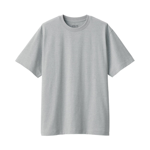 Men's Jersey Crew Neck Short Sleeve T-Shirt Gray MUJI