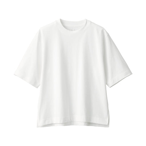 Women's Cool Touch Wide Short Sleeve T-Shirt White MUJI