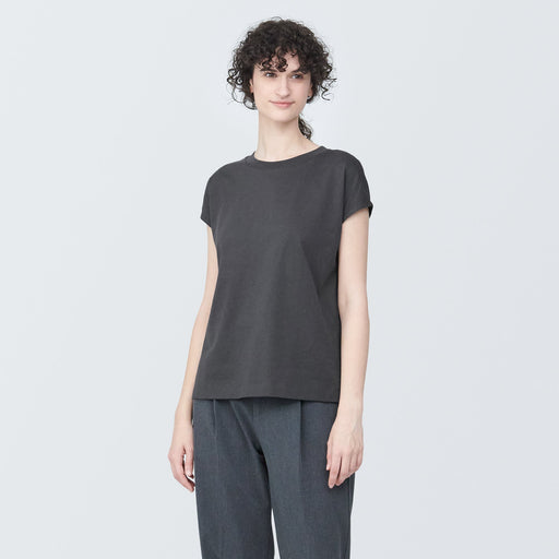 Women's Jersey French Sleeve T-Shirt MUJI