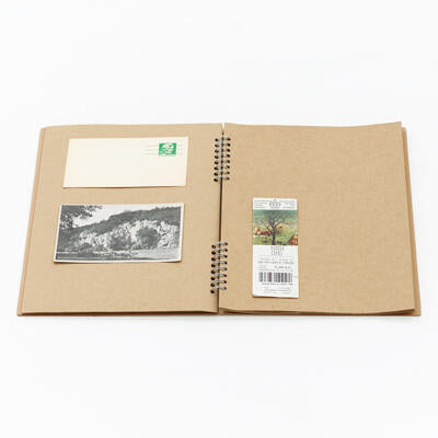 1pc, Photo Album Book Small Scrapbook 22 Sided Kraft Paper Photo