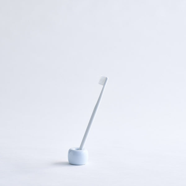 Porte-brosse à Dents Yamazaki Mist - Blanc, Pour 6 Brosses, Design Japonais