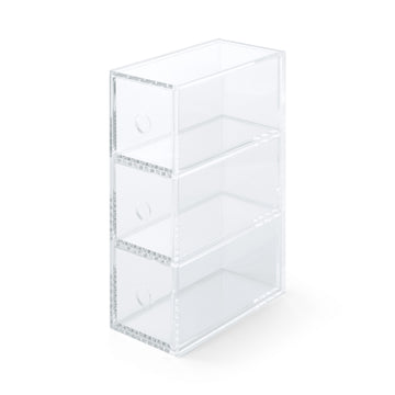 Acrylic Storage 3 Drawers Cubby MUJI