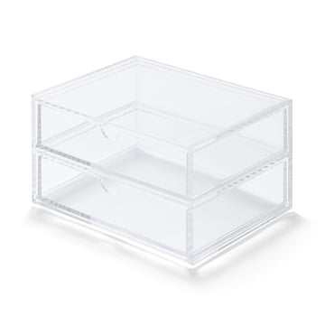 Acrylic Small Case 2 Drawers MUJI