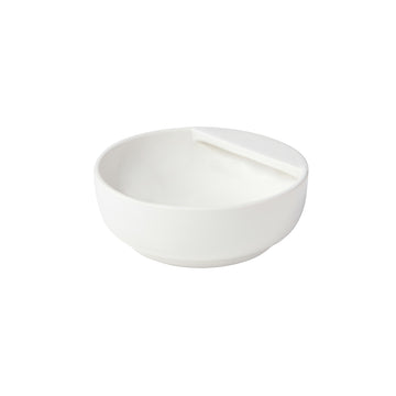 Beige Porcelain Ladle Rest MUJI